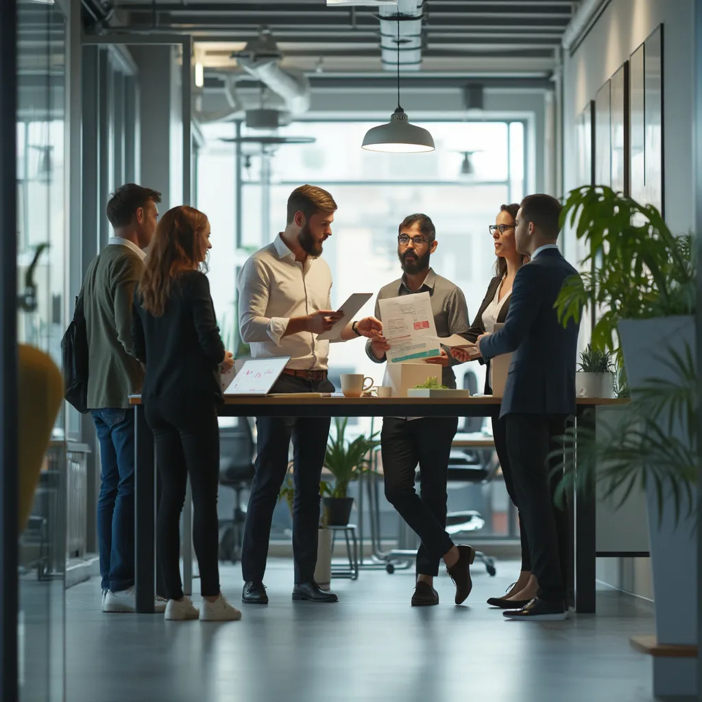 Equipo de Estrategas de Crecimiento en una reunión